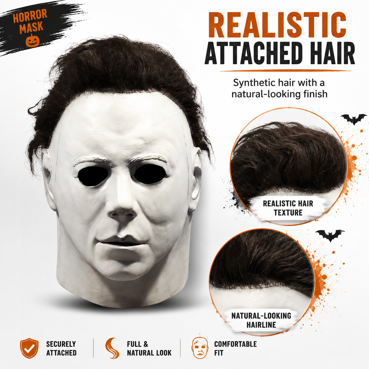 Michael Horror Adult Halloween Jumpsuit Costume with Mask and Knife