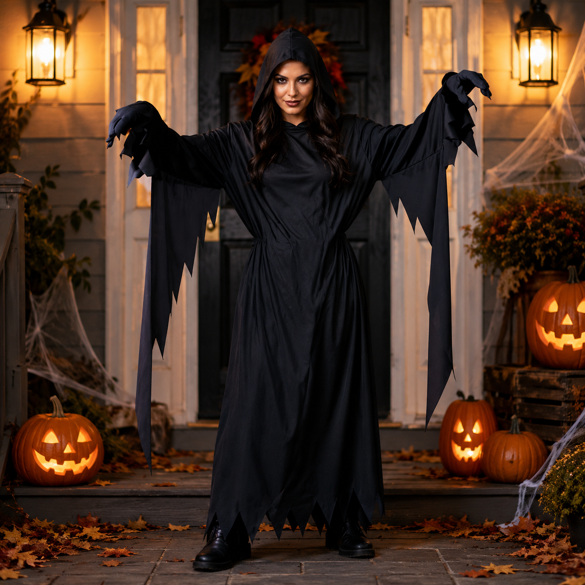 Festive Find Store Scary Unisex Halloween Fancy-Dress Costume Adult, Teens and Kids