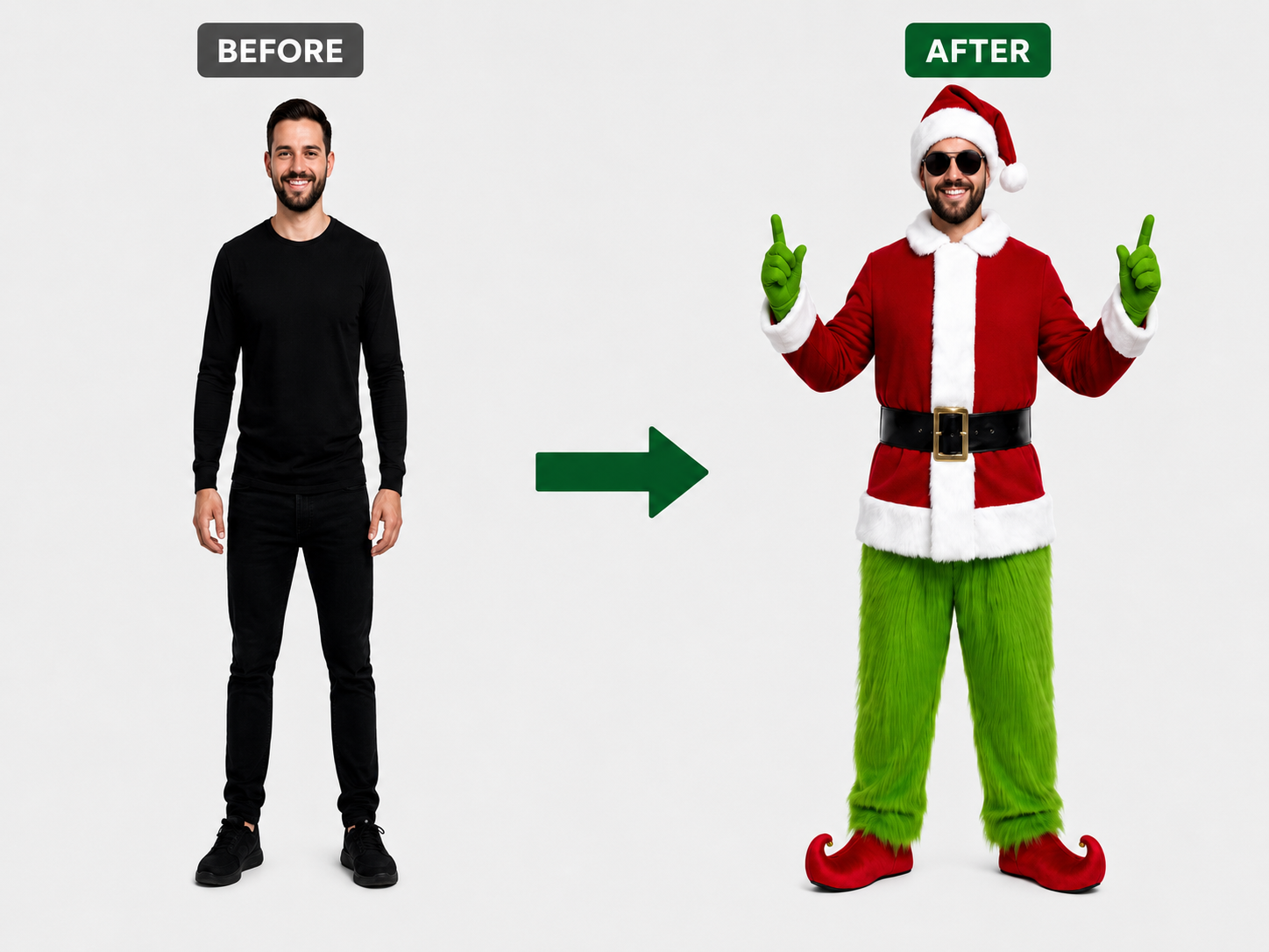 Transform your [red]holiday look[/red] in minutes