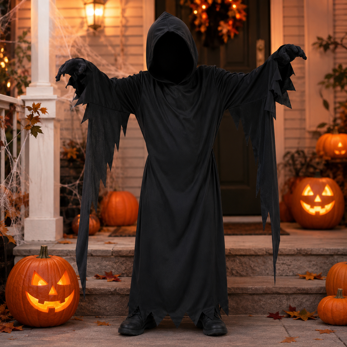 Festive Find Store Scary Unisex Halloween Fancy-Dress Costume Adult, Teens and Kids